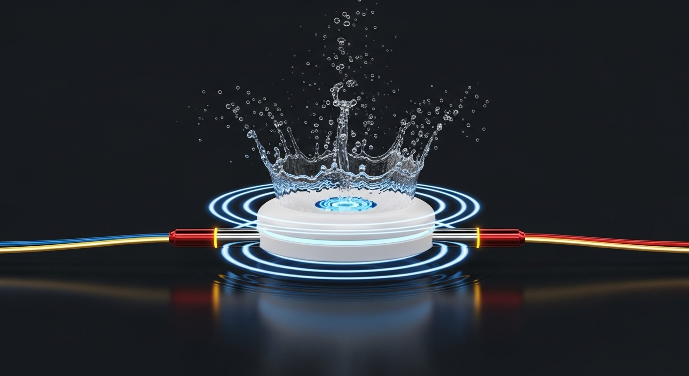 Ultrasonic mist maker effect